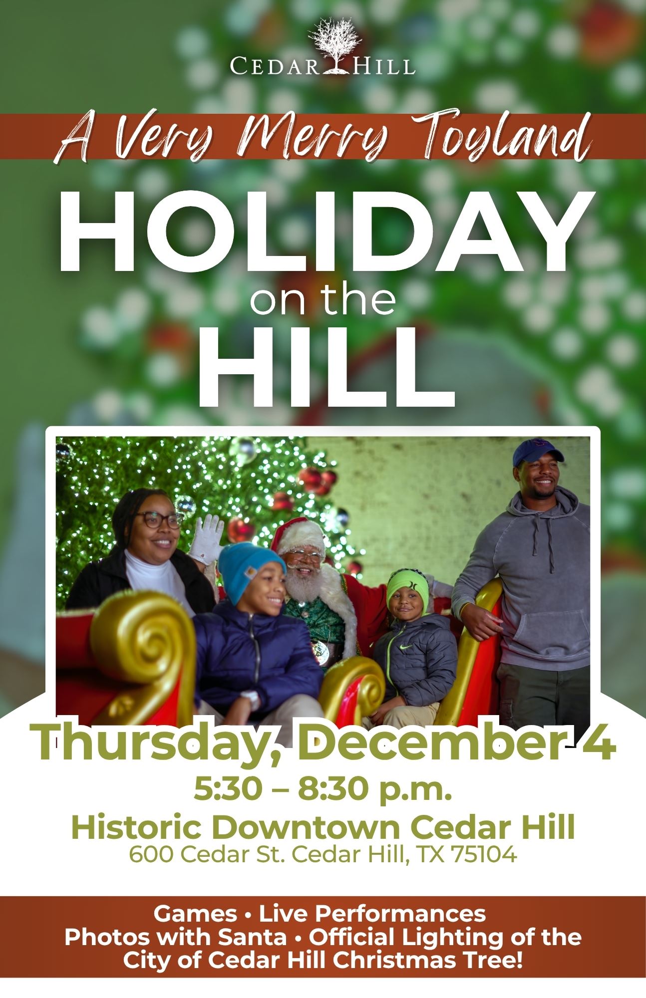 Holiday on the Hill 8.5x11 Flyer